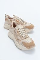 LuviShoes Lecce Beige-rose Women's Sneakers