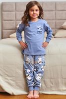 Dětské pyžamo Doctor Nap 7348 - bavlna Modrá S