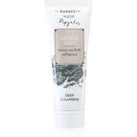 Korres Natural Clay globoko čistilna maska 18 ml