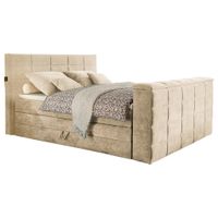 Carryhome BOXSPRINGOVÁ POSTEĽ, 180/200 cm, piesková