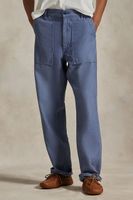 Polo Ralph Lauren pantaloni straight de femei din bumbac