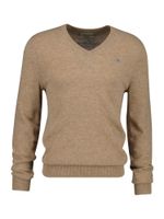 GANT Pulover 'Extrafine'  tamno plava / svijetlosmeđa / svijetlosiva / crvena / bijela