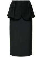 Suiting & Wool Melton Midi Skirt