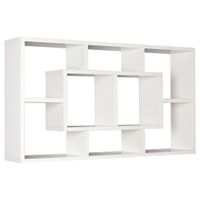 MID.YOU NÁSTENNÝ REGÁL, biela