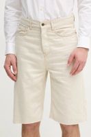 Pepe Jeans Rifľové krátke nohavice Pepe Jeans BERMUDA SHORT ECRU