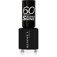 Rimmel 60 Seconds Super Shine körömlakk árnyalat 900 Black 8 ml