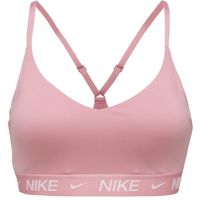 Nike INDY Дамско спортно бюстие, розово, размер