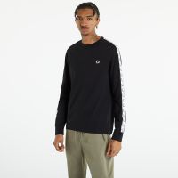 Koszulka FRED PERRY Taped Long Sleeve T-shirt Black L