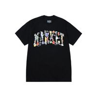 MARKET Work Of Arc Tee Black - Pánske - Tričko MARKET - Čierne - SS0589-BLACK - Veľkosť: XL