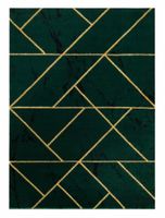 Kusový koberec Emerald geometric 1012 green and gold 160x220 cm