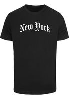 Men's T-shirt New York Wording - black