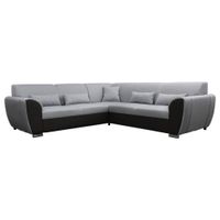 Livetastic ROHOVÁ SEDAČKA, textil, čierna, svetlosivá