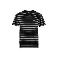 HORSEFEATHERS Triko Agent - black stripes BLACK velikost S