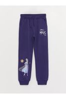 LC Waikiki Girl's Elastic Waist Elsa Printed Jogger Sweatpants