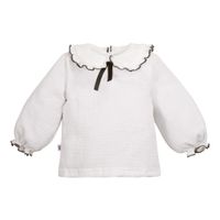 Eevi BLUZKA DS MUŚLIN OFF WHITE