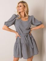 Dress-LK-SK-508151.34P-white-navy blue