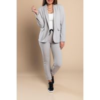 Elegantes Blazer- Und Hosenset Estrena, Hellgrau
