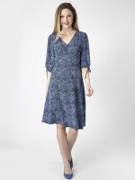 PERSO Woman's Light women's dress with puff sleeves