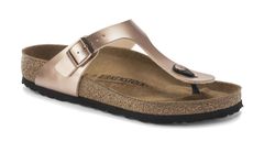 Birkenstock Gizeh BS Metallic Copper Regular Fit Dámske - Sandále Birkenstock - Svetlohnedá - 1023943-9 - Size: 9