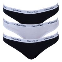3PACK női #39 tanga Calvin Klein multicolor (QD3587E-WZB)