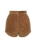 Corduroy High Rise Shorts