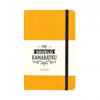 Stredný zápisník Journal - Pre skvelú kamarátku žltý ALBI