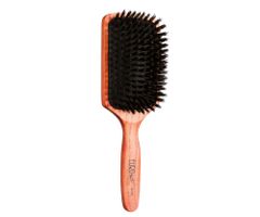 Drevený kartáč na vlasy s kančím štetinami Eurostil Professional - 8,4 x 25,3 cm (00328) + darček zadarmo