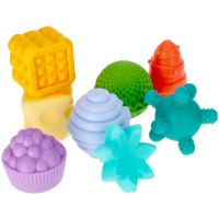 Bam-Bam Set of Textured Toys розвивальна іграшка 6m+ 8 кс