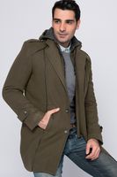 PLT8334 DEWBERRY MEN'S COAT-KHAKI