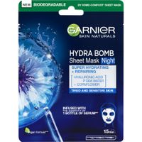 Garnier Gesichtsmaske Skin Naturals Hydra Bomb Tissue Mask Night Night-Time Face Mask