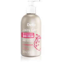 Delia Cosmetics Juicy Care Raspberry feuchtigkeitsspendende Creme für die Hände 120 ml