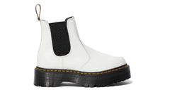 Dr. Martens 2976 Smooth Leather Platform Chelsea Boots Pánske - Topánky Dr. Martens - Biela - DM25055100-5 - Size: 5