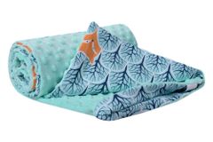 Medi Partners Blanket 75x100 cotton + minky – Forest + minky minky