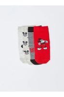 LC Waikiki 4-Piece LCW Baby Mickey Mouse Patterned Baby Boy Socks