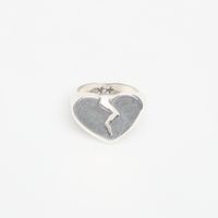 Δαχτυλίδι TwoJeys Broken Heart Ring Silver 48 mm