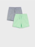 Sinsay - Szorty 2 pack - zielony