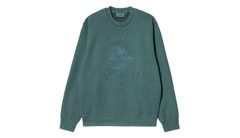 Carhartt WIP Bayou Sweatshirt Botanic Pánske - Mikiny a mikiny s kapucou Carhartt WIP - Zelená - I031818_1D7_GD-M - Size: M