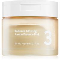 Numbuzin No. 3 Radiance Glowing Jumbo Essence Pad tonisierende Pads für hydratisierte und strahlende Haut 70 St.