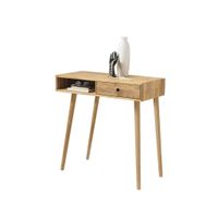 MID.YOU KONZOLOVÝ STOLÍK, prírodná farba, drevo, 80/80/35 cm