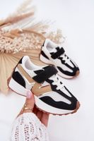 Boto Gyerek Velcro Sneaker Fekete-Fehér Tezzu