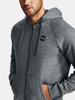 Under Armour UA Rival Fleece FZ Hoodie Sweatshirt Grau