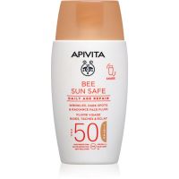 Apivita Bee Sun Safe Daily Age Repair Tinted Fluid SPF50 προστατευτική κρέμα με χρώμα SPF 50 50 ml