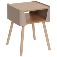 Xora NOČNÝ STOLÍK, borovica, prírodná farba, béžová, 40/54,5/39 cm