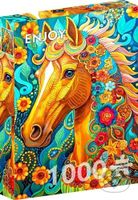 Kvetoucí hříva - puzzle z kategorie Umělecké