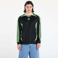 Koszulka adidas Teamgeist Adicolor Long Sleeve Loose T-Shirt Black / Signal Green L