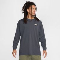 Nike Devin Booker Long-Sleeve Basketball Tee Anthracite - Pánske - Tričko Nike - Sivé - HJ3344-060 - Veľkosť: 2XL
