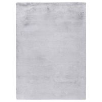 KOBEREC S VYSOKÝM VLASOM, 160/230 cm, sivá, biela