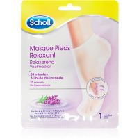 Scholl Expert Care відновлююча маска для ніг у формі шкарпеток з ароматом лаванди 1 пара