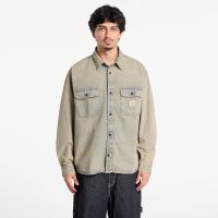 Πουκάμισο Carhartt WIP Tigan Shirt Jacket UNISEX Blue/ Leather Garment Dyed M
