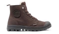 Palladium Pampa Hi Zip Wl Dark Cocoa - Dámske - Tenisky Palladium - Hnedé - 95982-249-M - Veľkosť: 37.5
